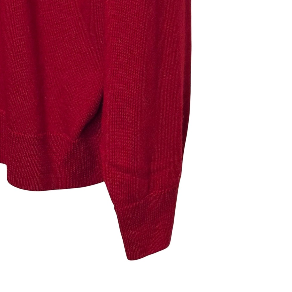 Hart Schaffner Marx Men's Sweater Extra Fine Merino Wool Briella Yarn V-Neck XL - Picture 4 of 12